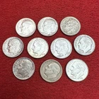 ✨ Storage Find ✨ Lot of 10 Silver Roosevelt Dimes 90% Silver Mixed Dates