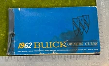 1962 Buick Owner's Guide Special Skylark Invicta Le Sabre Electra OEM Vintage