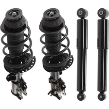 Shock and Fully Loaded Strut Set of 4 Front & Rear Driver Passenger Side for Rio