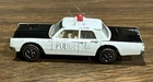 Vintage Hot Wheels Redline Custom Police Cruiser 1968 Black and White