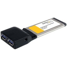 StarTech 2 Port ExpressCard SuperSpeed USB 3.0 Card Adapter with UASP Support