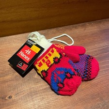 1993 Vtg Hanes Deadstock Kids Infant Mittens Unworn Toddler Size 1-2T