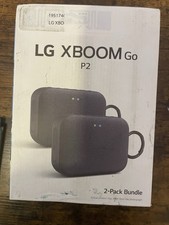 LG XBOOM Go P2 Portable Bluetooth Speaker 2-Pack Bundle