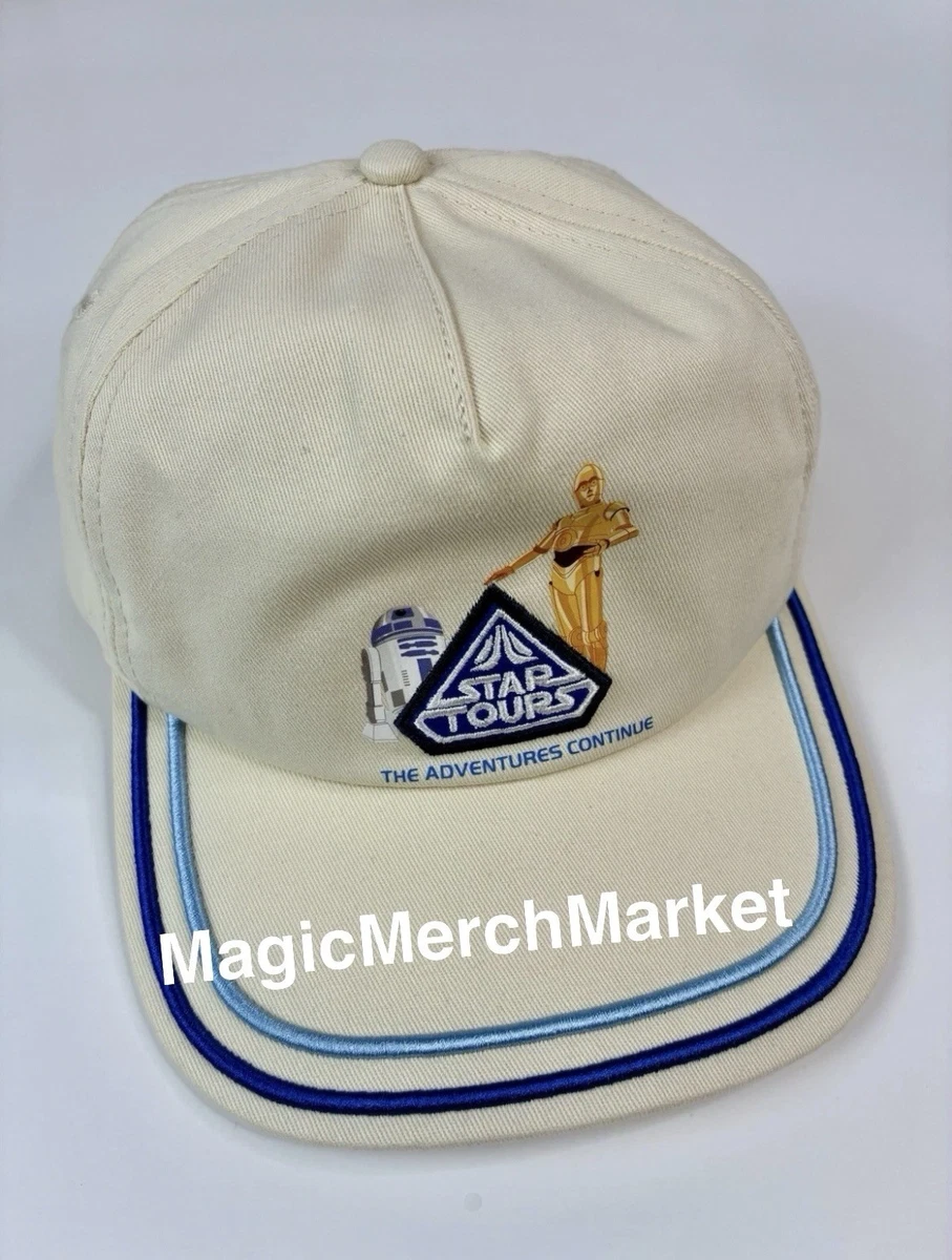 Disney Parks Star Wars Star Tours R2-D2 & C-3PO Adjustable Hat Cap