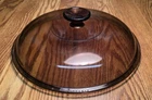 Pyrex Visions Amber Lid V-5-C Glass Replacement 10.5"