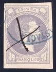 SPAIN - CARLOS VII No. 158 - YEAR 1874