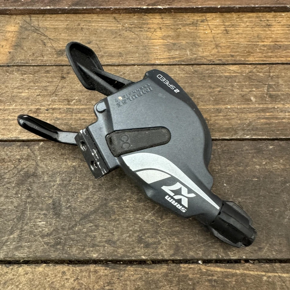 SRAM X7 Trigger Shifter Left 2-Speed Front Impulse Technology MTB Missing Clamp - Image 4 of 4