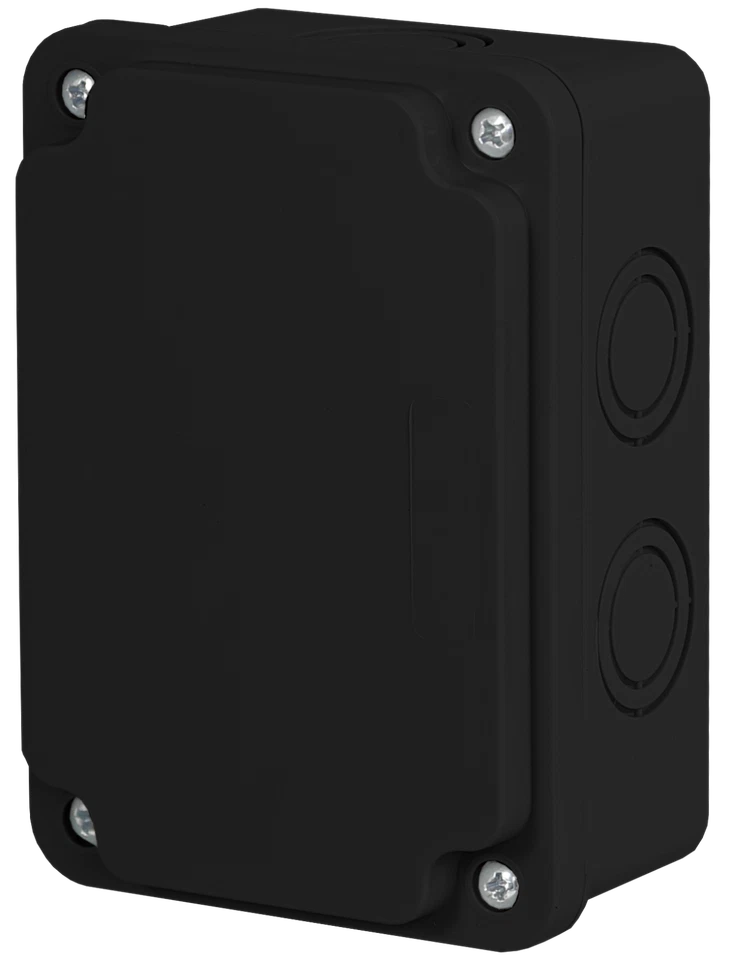 Abzweigkasten Verteilerkasten Abzweigdose Verteilerdose Feuchtraum Schwarz IP65 - Bild 3 von 4
