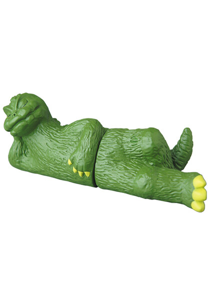 ジャクリーヌフワンソワ Sofvi Life Napping Godzilla Green Molding Painted SoftVinyl