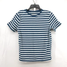 Tucker + Tate Shirt Boys Size XL Blue White Striped Short Sleeve Causal Pullover