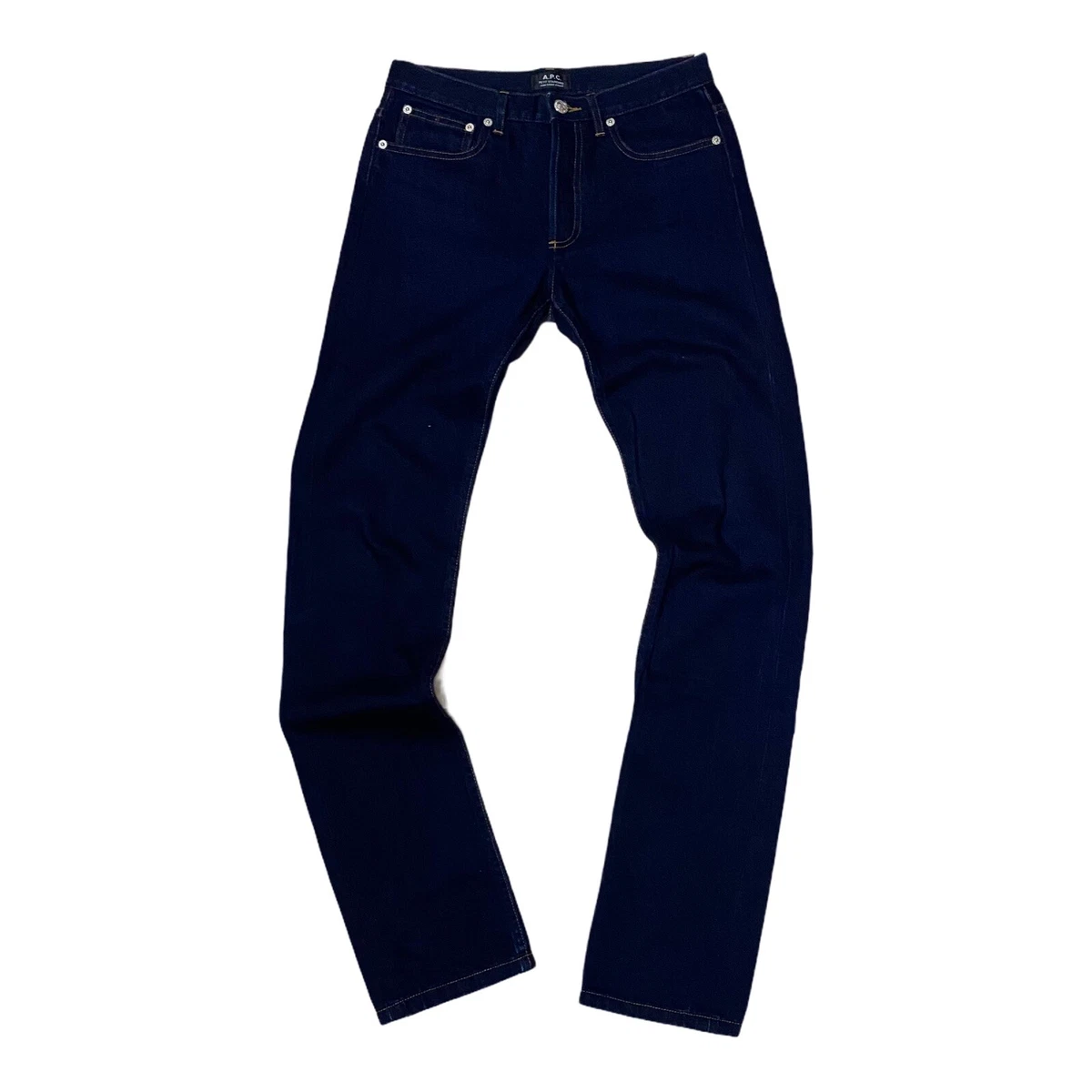APC New Standard Jean Droit Etroit Navy Blue Selvedge Denim Pants