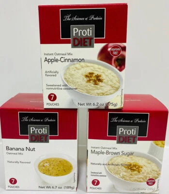 Proti Diet Variety High Protein Diet Oatmeal Bundle (21 Servings)