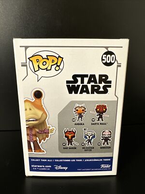 FUNKO POP! Star Wars: JAR JAR BINKS #500 Clone Wars GameStop | eBay
