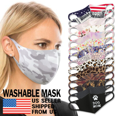 Lavabile Viso Maschera - Unisex Adulto Traspirante Riusabile - Foto 5