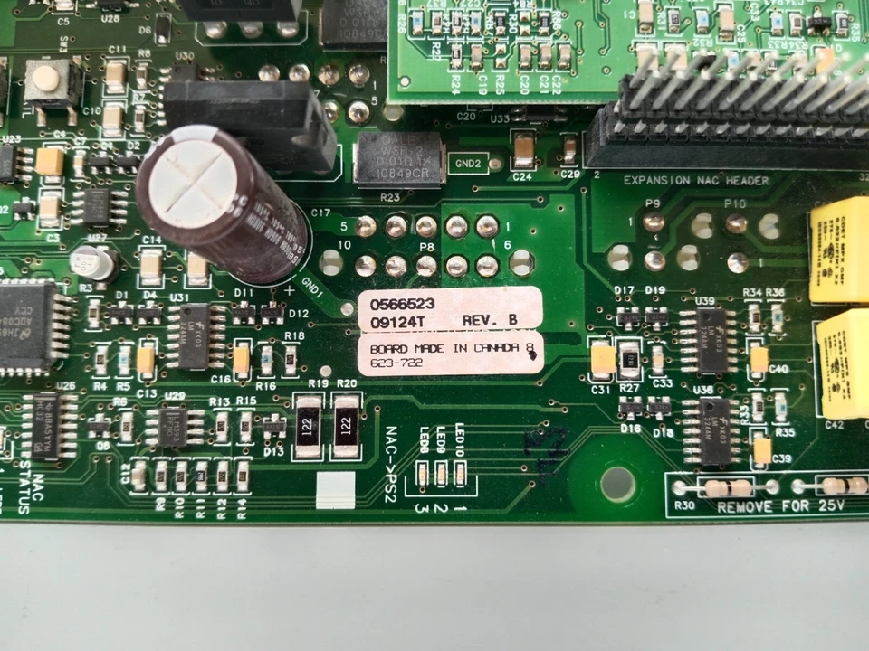 SIMPLEX 566-253 0566523 Flex Amplifier Assy w/ Decoder 637-996 Fire Alarm Panel - Image 2 of 4