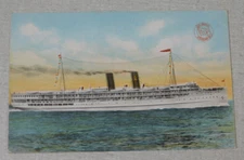Los Angeles Steamship Company S.S. Yale S.S. Harvard postcard