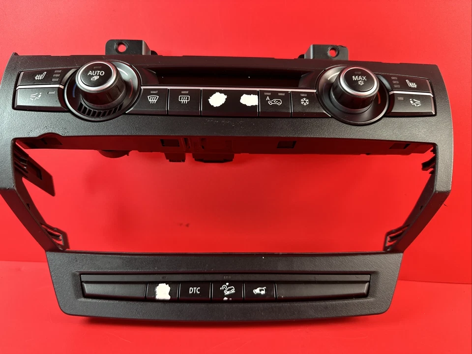 BMW X5 2007-2010 calefacción aire acondicionado control de temperatura 9193966-01 ~S5 Foto 4 de 4