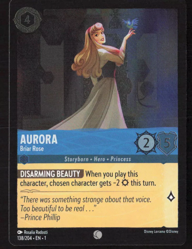 希少 エラーカード】Lorcana ロルカナ AURORA Foiled - その他