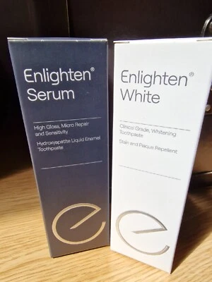 NEW** Enlighten Tooth Whitening Toothpaste & Repair Sensitivity Serum