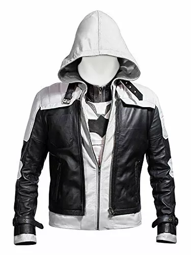 Batman arkham top knight leather jacket