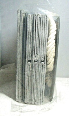 EZOWare Foldable Bamboo Fabric Storage Bin Set of 4 - Gray