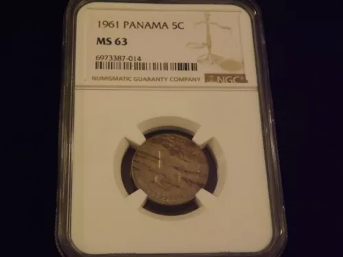 1961       5 C             Panama                 NGC    MS 63
