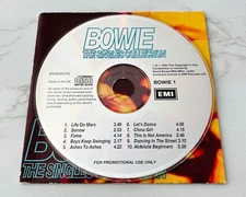 David Bowie Selection Form The Singles Collection CD Sampler PROMO UK IMPORT OOP
