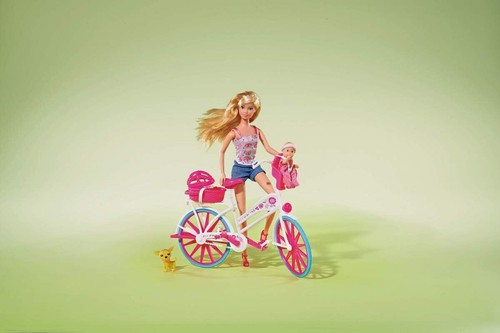 Simba 29 cm bambola Steffi Love Bike Tour - Foto 3 di 3
