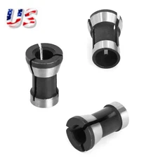 3pcs 6mm 6.35mm 8mm Router Bit Collet Chuck Clamping Adapter for CNC Engraving