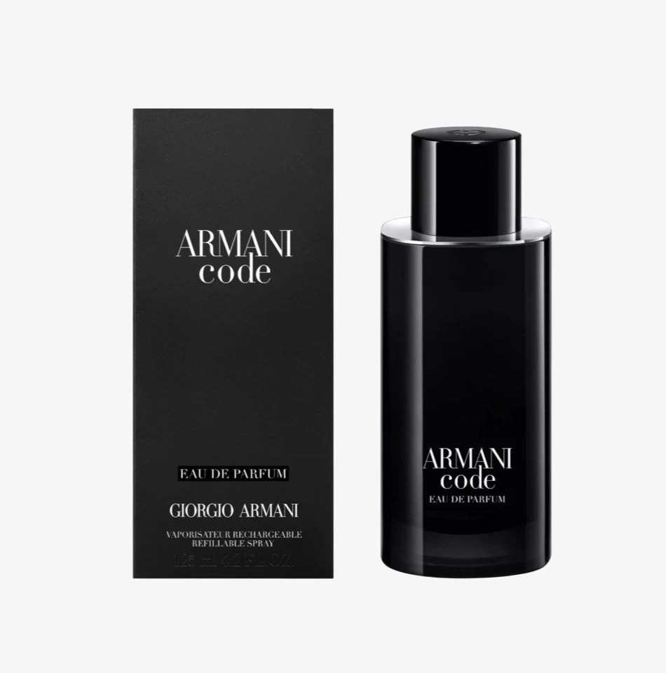 Spray recargable vaporizador perfume para hombre Giorgio Armani Code 4,2 fl oz Foto 2 de 4