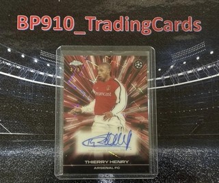Topps UCC Chrome 25/26 Thierry Henry /5 Black Lazer Auto
