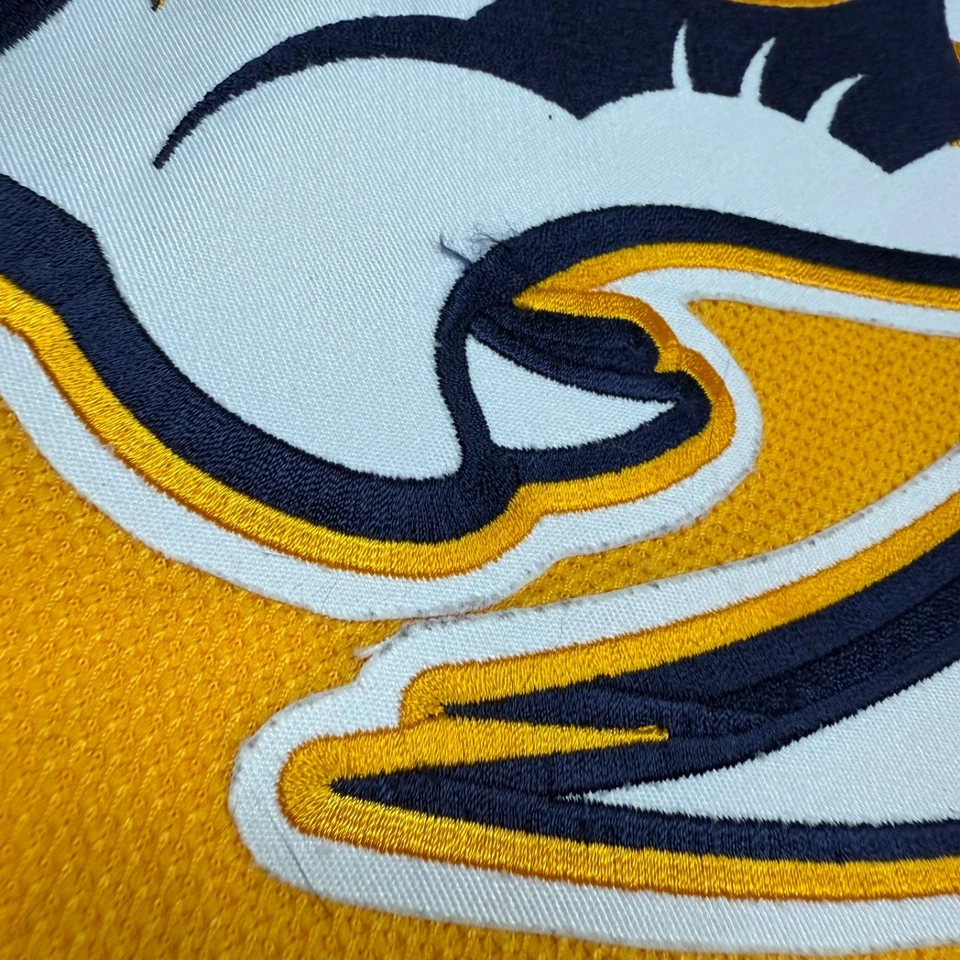 Reebok Nashville Predators Jersey Large Stitched Gold NHL ice hockey men's - Image 4 of 4