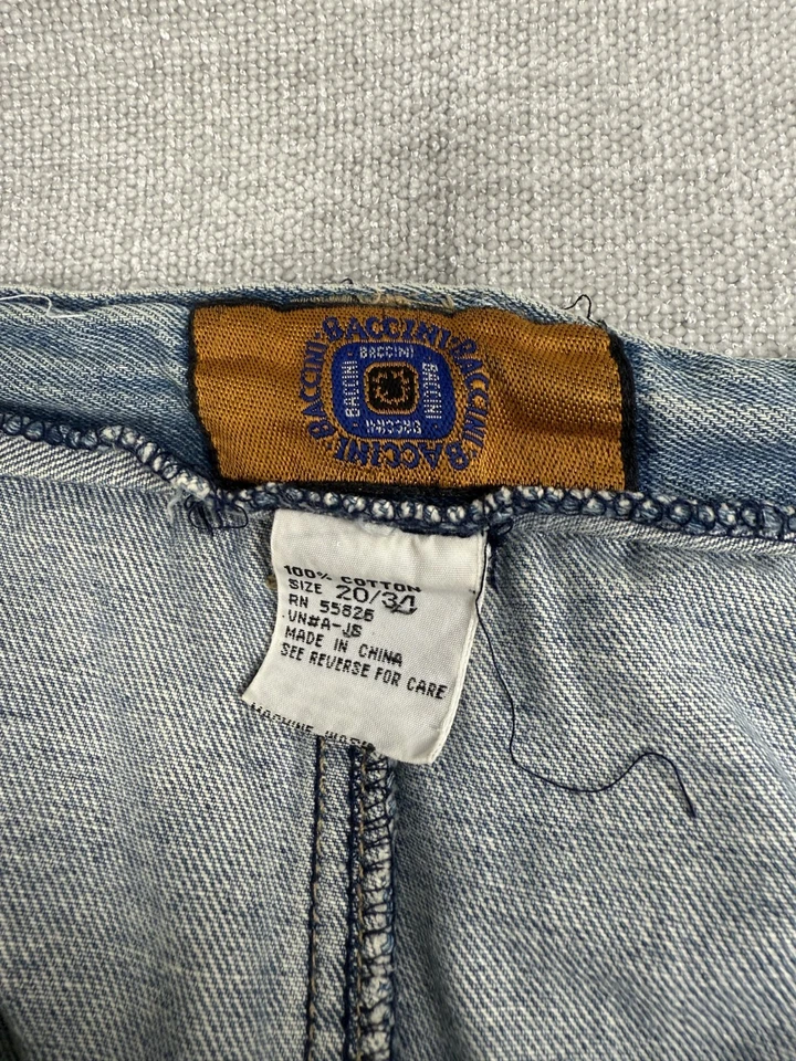 Falda vaquera Baccini para mujer talla 20/34 larga con botones delanteros Foto 4 de 4