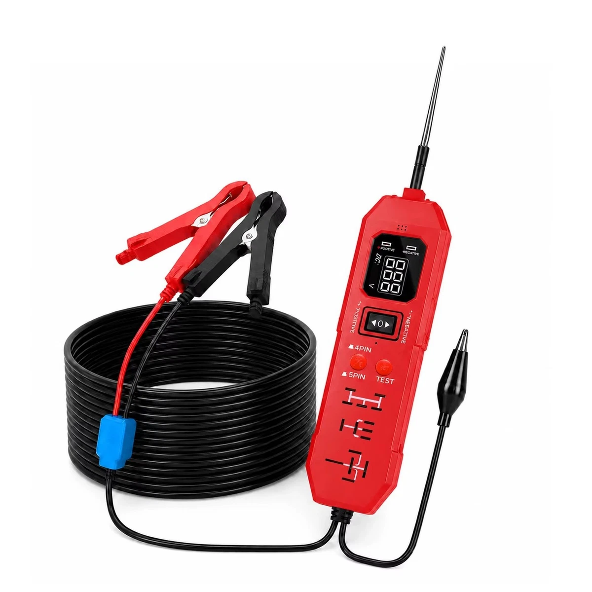 Probador de sonda de circuito automotriz DW833 LED 12V/24V DC3.5-36V