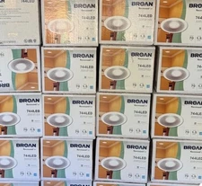 Broan 744LED Broan LED Recessed Fan/Light, Energy Star qualified, 70 CFM, 1.5 So