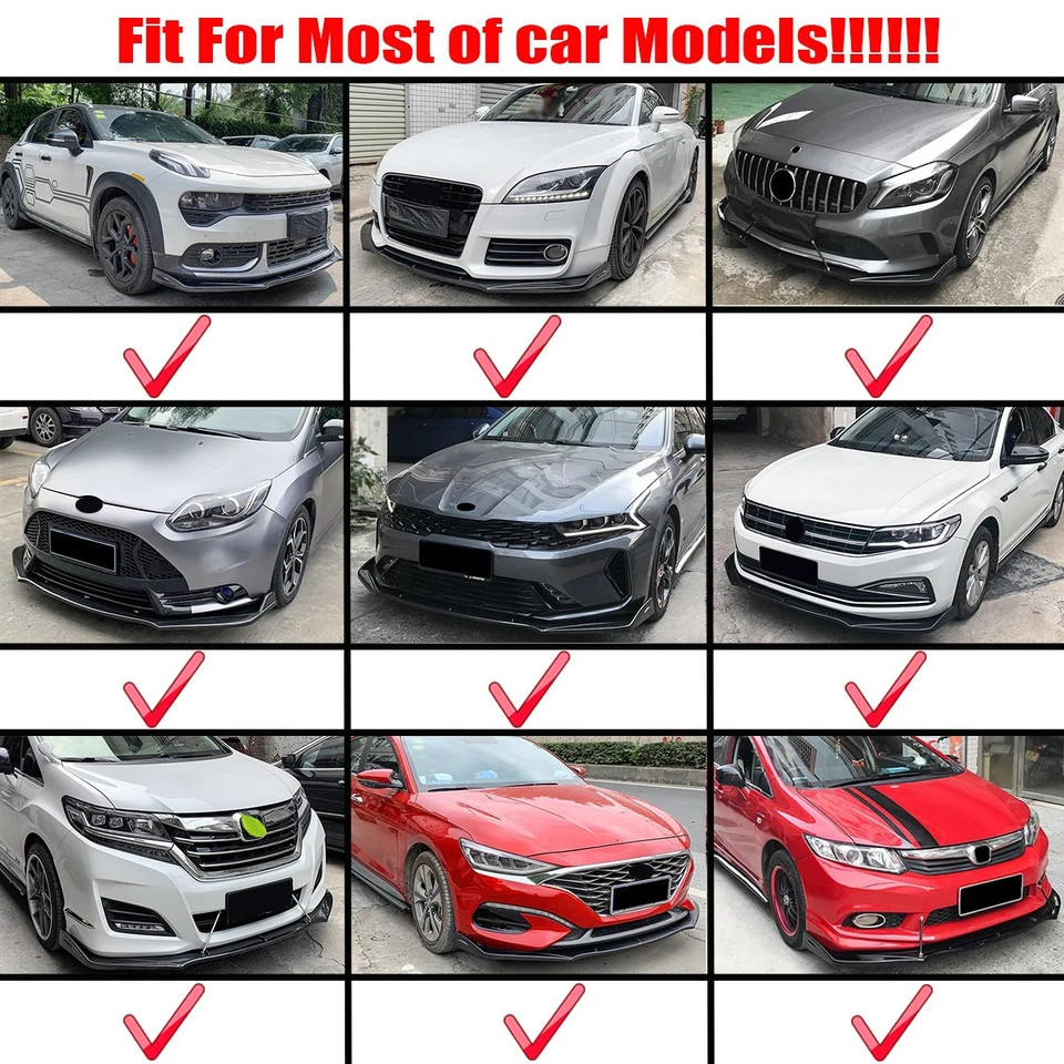 Für PEUGEOT 508 2010-2018 408 2010-2012 T7 Stoßstange Frontlippesplitter Spoiler - Bild 3 von 4