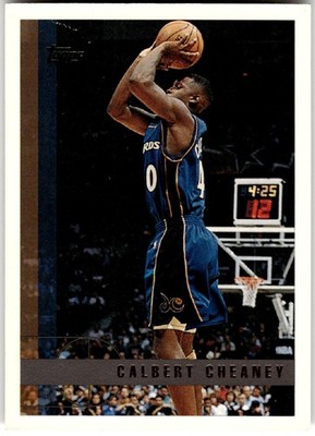 1997-98 Topps #142 Calbert Cheaney Washington Wizards NBA Basketball