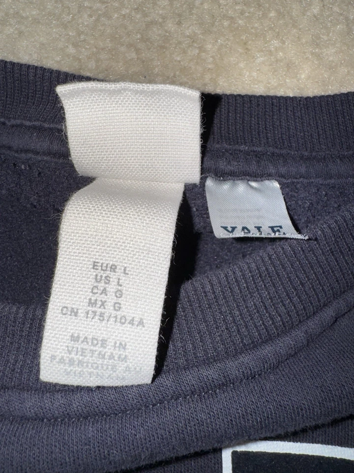 Sudadera H&M Yale University de gran tamaño calce cuadrado cuello redondo Foto 3 de 4
