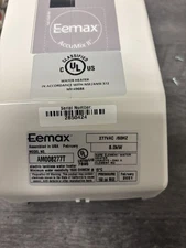 Eemax Accumix II Model AM008277T  277volt 8.0kw 2.5gpm TanklessWaterHeater  READ