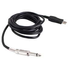 USB To USB 6.3mm Link Cable Adapter PC Record USB Guitar Cord For Guitar Bass
