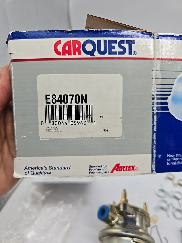 Bomba de combustible eléctrica CARQUEST E84070N Aortex EE. UU. Foto 2 de 4