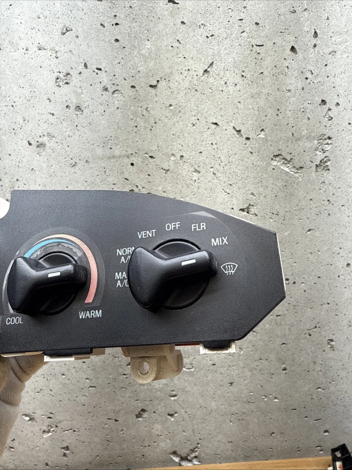 1997-2003 Ford Van Econoline E150 E250 E350 interruptor de controle do aquecedor ventilador traseiro - Imagem 3 de 4