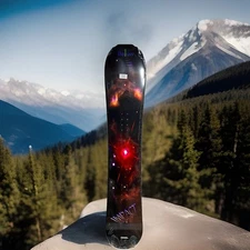 Free Ride Slope Style Snowboard 156 Deep Space Series Design Cosmos Camber New