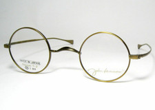 John Lennon Round Eyewear Glasses Frame JL-A105 c.3 ATGold 39  25-133 w/Case