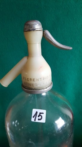 SIPHON SODA coleccion gastronomia AGUA DE SELTZ botella de cristal SIFON clasico - Imagen 2 de 2