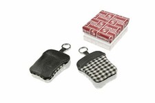 Porsche Genuine Key Chain Pouch Pepita Black Key Pouch PCG90110010