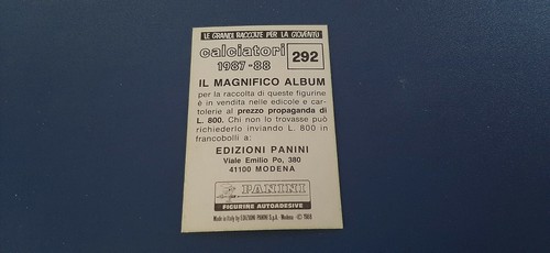 Figurine Calciatori Panini 1987/88 con velina - Scegli dall'elenco da 1 a 303 - Imagen 251 de 263