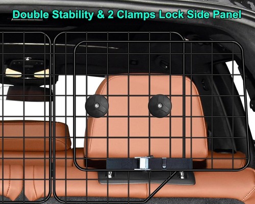 Dog Car Barrier for SUVs Vehicles Trucks Cars Adjustable Pet Divider Cargo - Picture 7 of 7