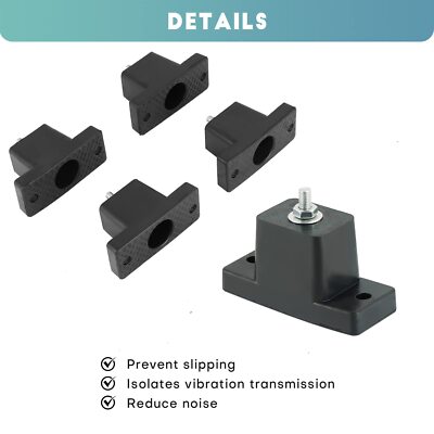 mini split vibration isolators Rubber Isolator Pads, U-shaped Anti-Vibration Pads Shock Absorbing Mats for Mini  Split AC Condenser Air Compressor Generator - Bed Bath & Beyond main image 0