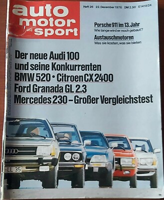 Auto Motor Und Sport magazine 76th year.